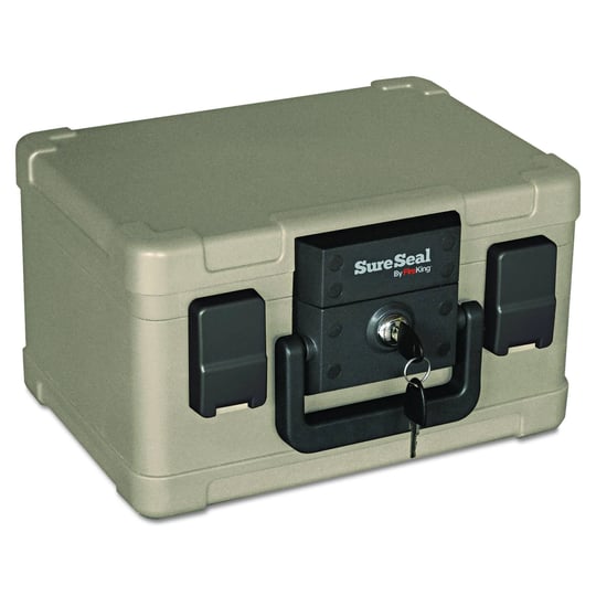 sureseal-by-fireking-fire-and-waterproof-chest-0-15-cu-ft-12-2w-x-9-8d-x-7-3h-taupe-safes-key-lock-b-1
