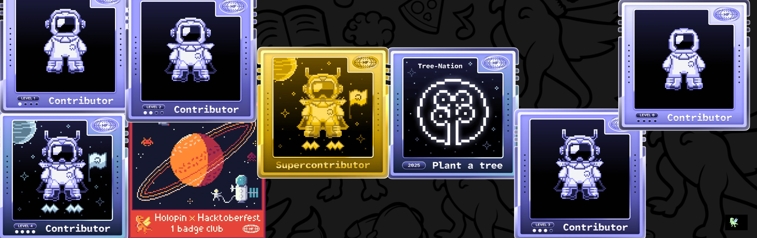 An image of @rahulrrcoder's Holopin badges, which is a link to view their full Holopin profile