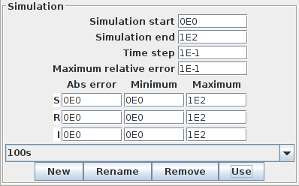 ("Simulation" panel)