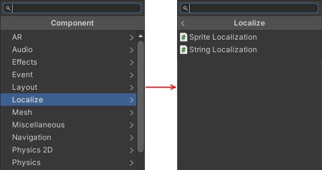 Pic. 10. Add Localization Component