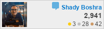 profile for Shady Boshra at Stack Overflow, Q&A for professional and enthusiast programmers