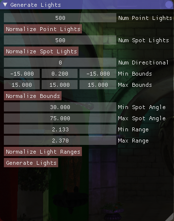 Generate Lights GUI