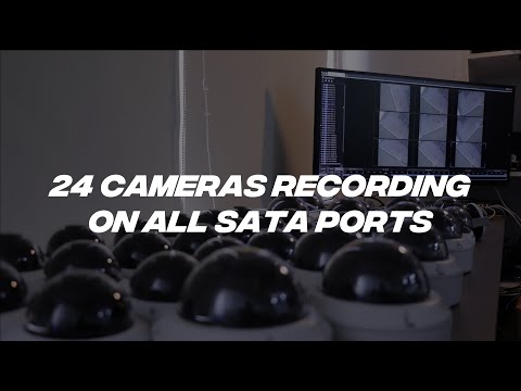 24 cameras recording