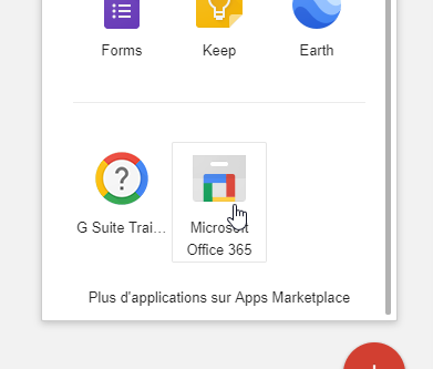 Google App launcher