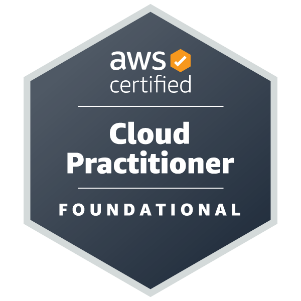 AWS Certified Cloud Practitioner Badge for Pancham Khaitan