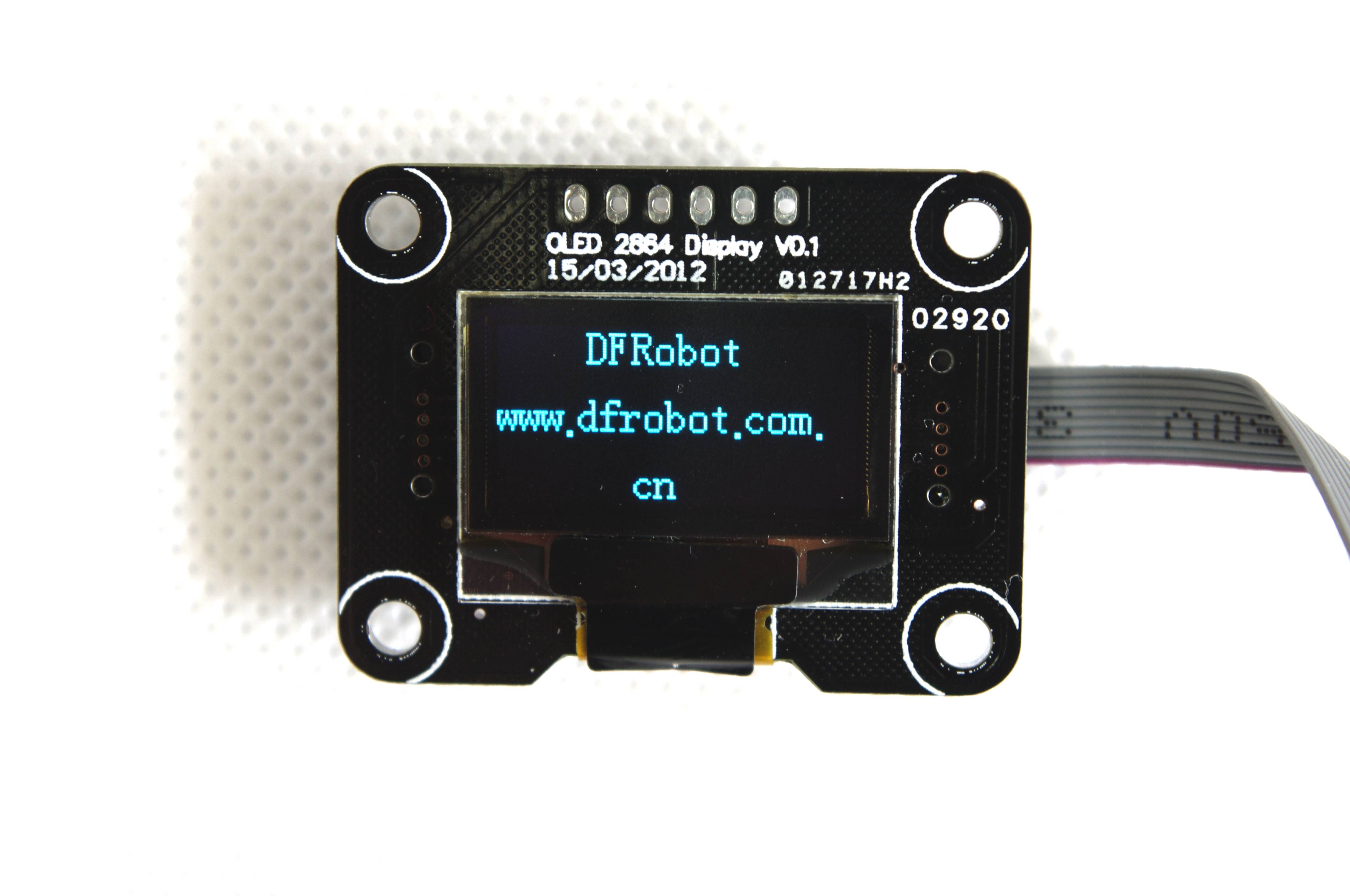 OLED 2864 display module(.NET Gadgeteer Compatible) (SKU:TOY0007)