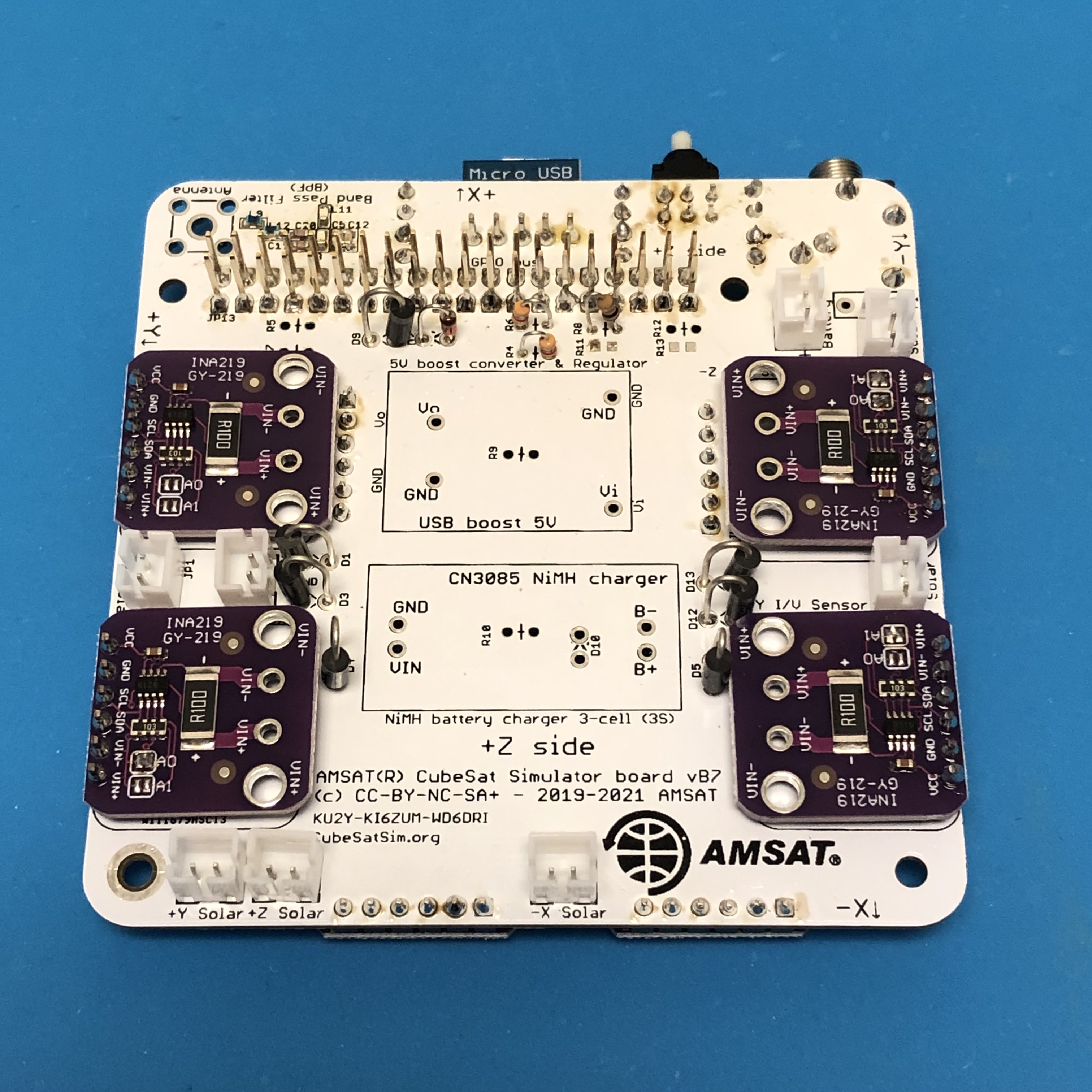 PCB with rest of INA219s