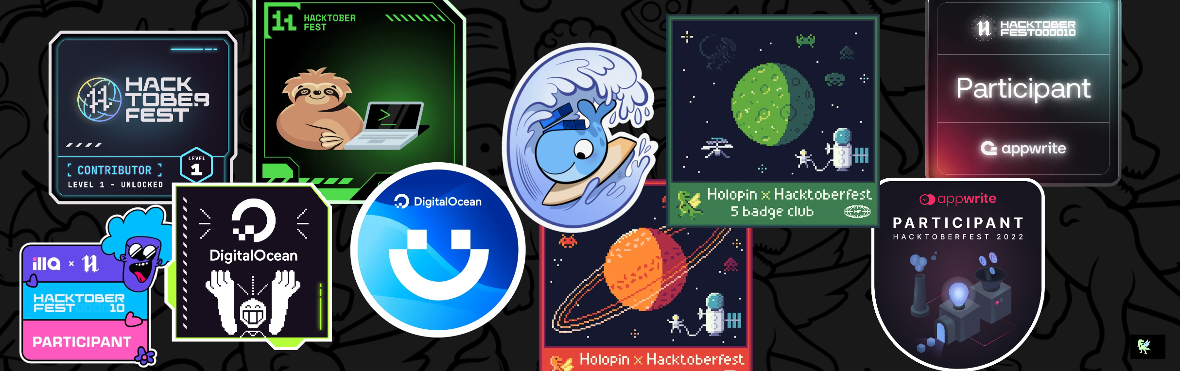 @melnik's Holopin board