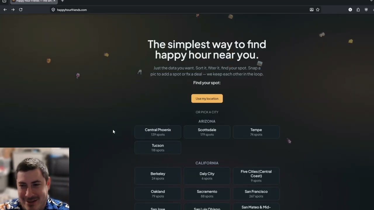 Watch the Happy Hour Friends demo