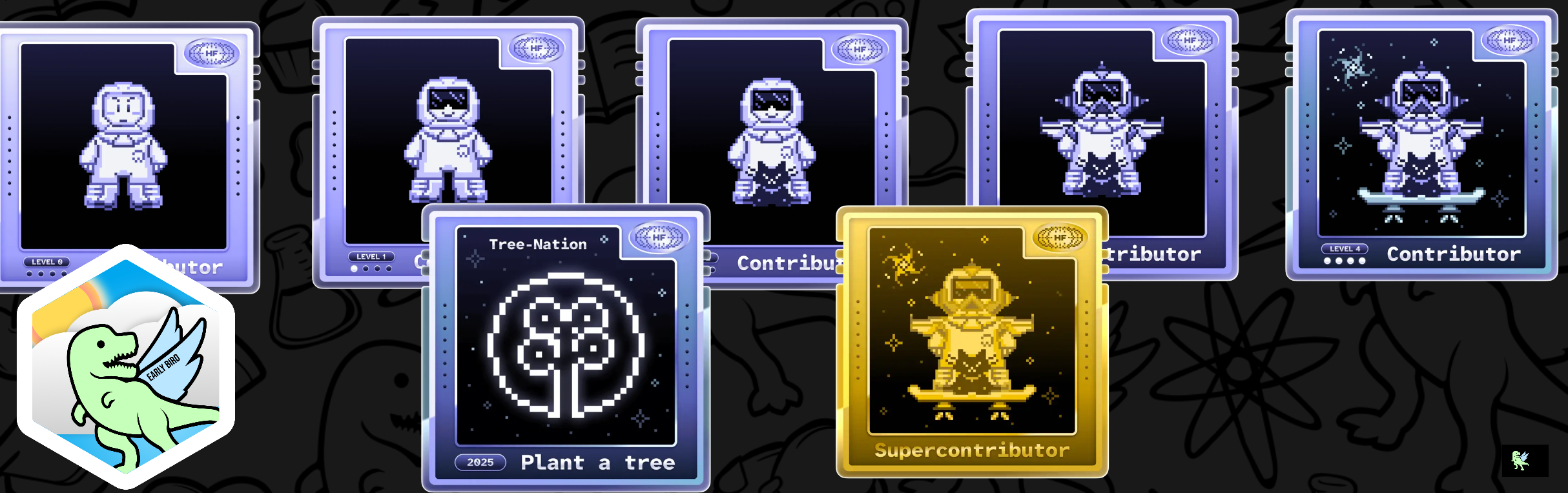 An image of @adez017's Holopin badges, which is a link to view their full Holopin profile