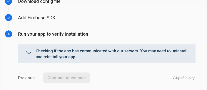 Firebase Console