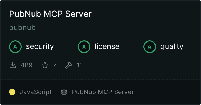 PubNub Server MCP server