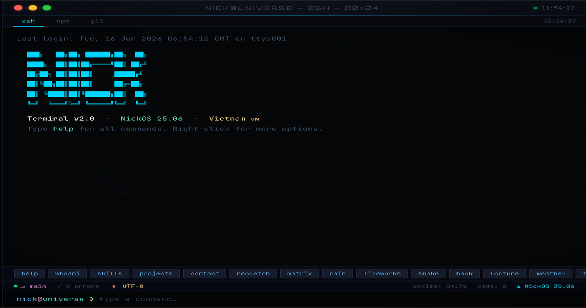 Interactive Terminal — click to open