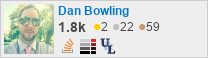 profile for Dan Bowling on Stack Exchange, a network of free, community-driven Q&A sites
