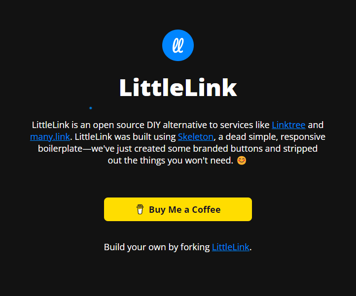 Read the official LittleLink Custom Dev Blog