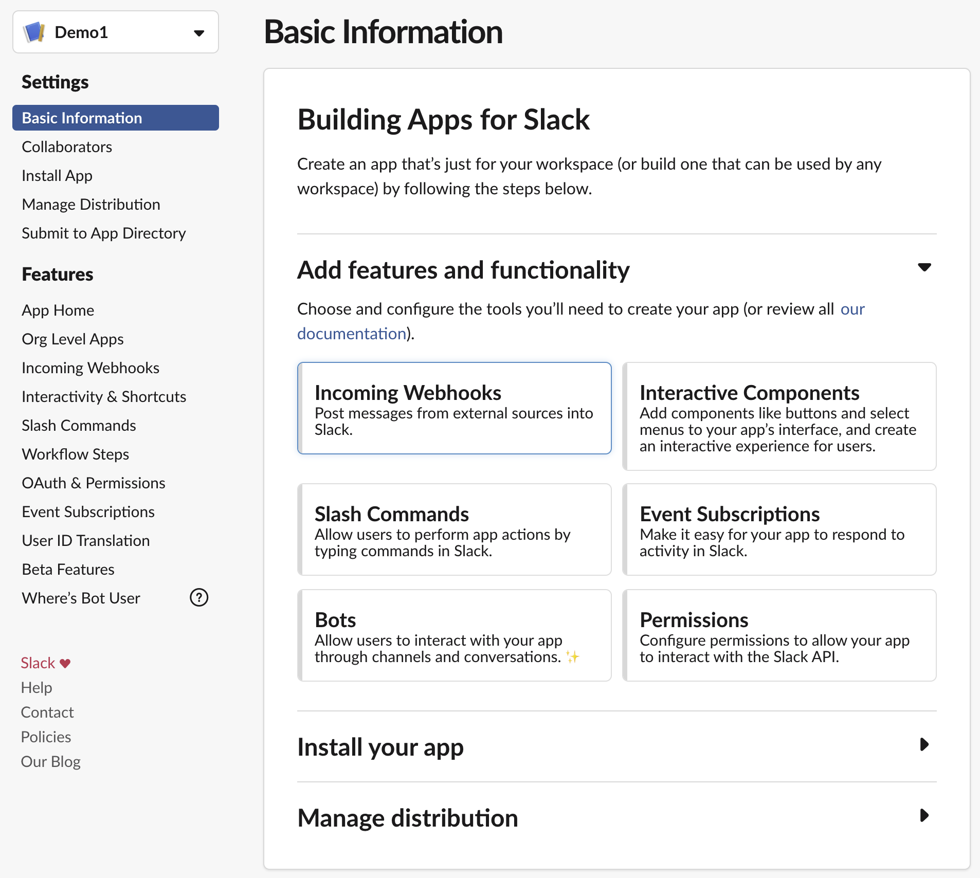 Slack-Incomming-Webhooks