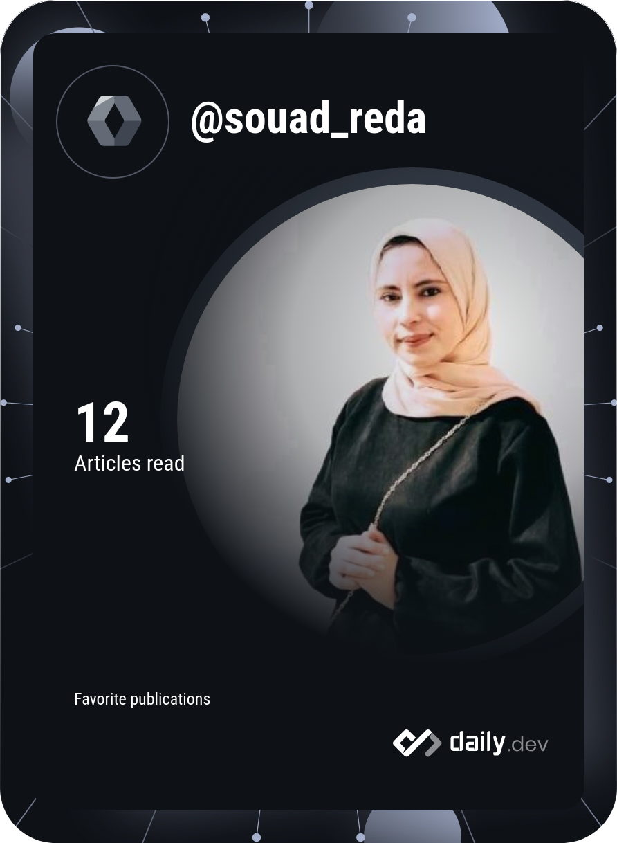 Souad Reda's Dev Card