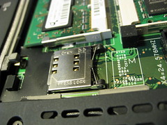 Sim slot on a Thinkpad