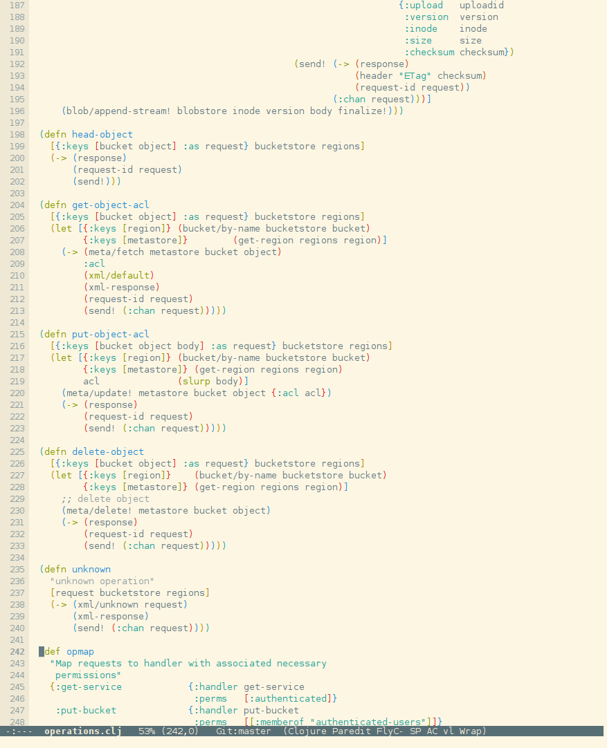 emacs config