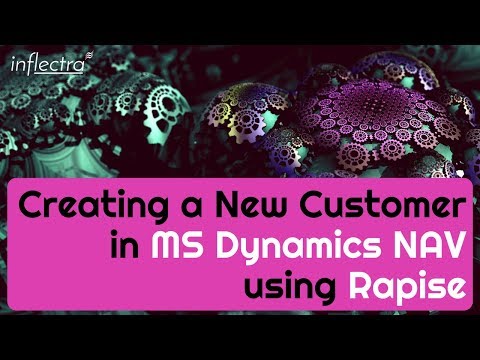 Rapise Creating New Customer in Dynamics NAV