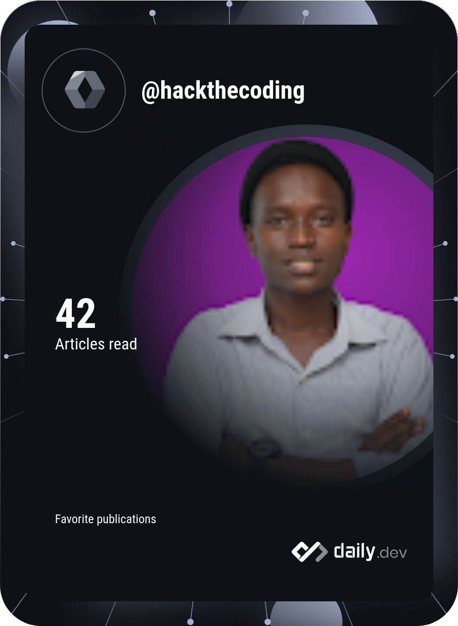 Joseph kitheka's Dev Card