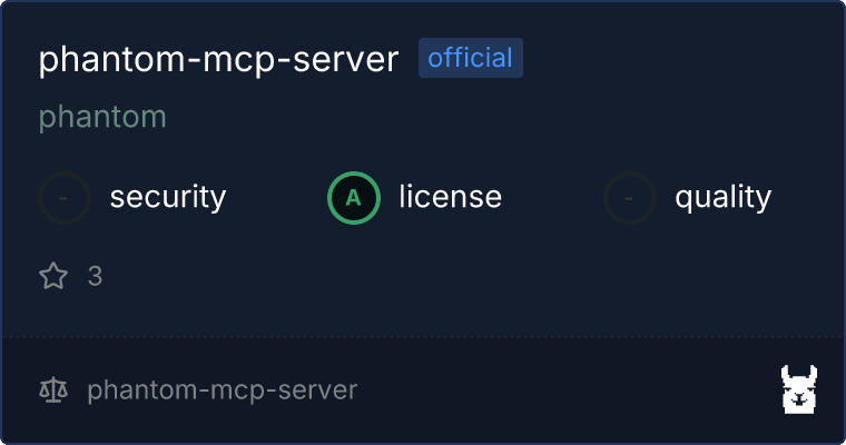 phantom-mcp-server MCP server