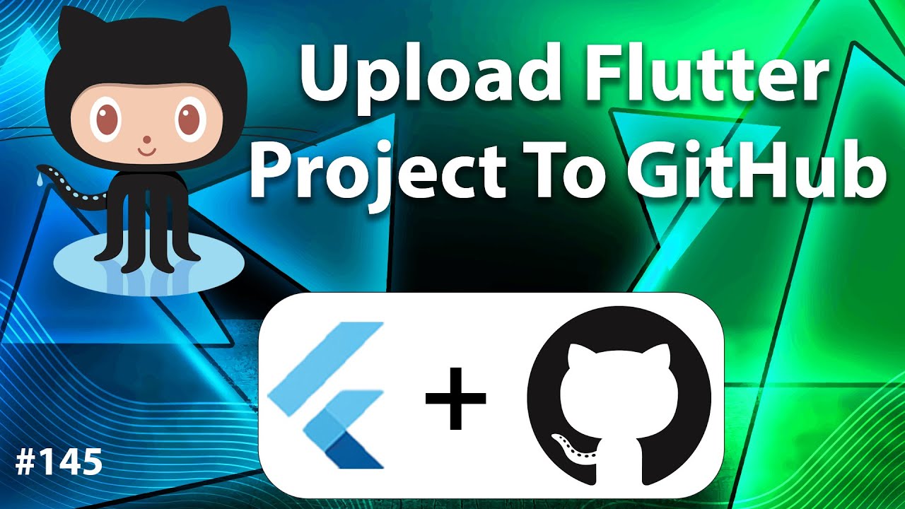 Flutter Tutorial - Upload Flutter Project To GitHub YouTube video