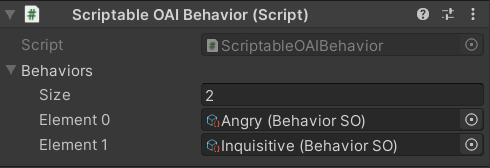 ScriptableOAI Behavior