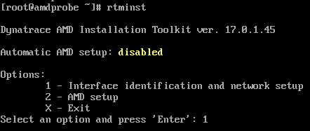 rtminst initial menu