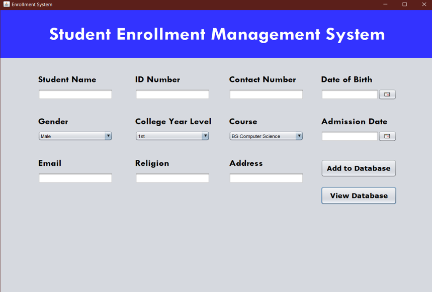 GitHub - migszn/Student-Enrollment-System: A Student Enrollment ...