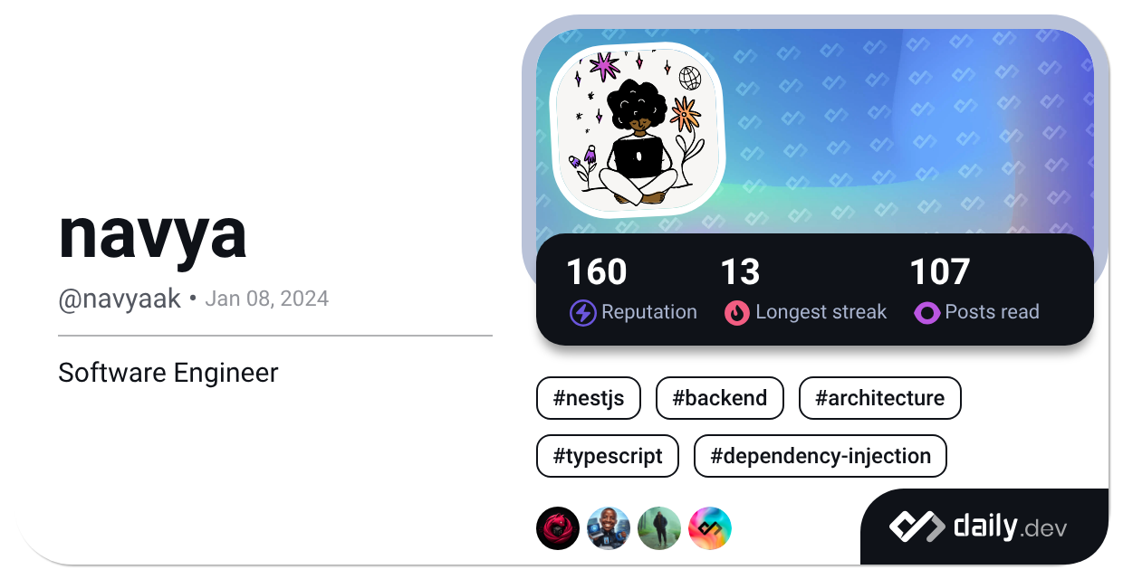 navya's Dev Card