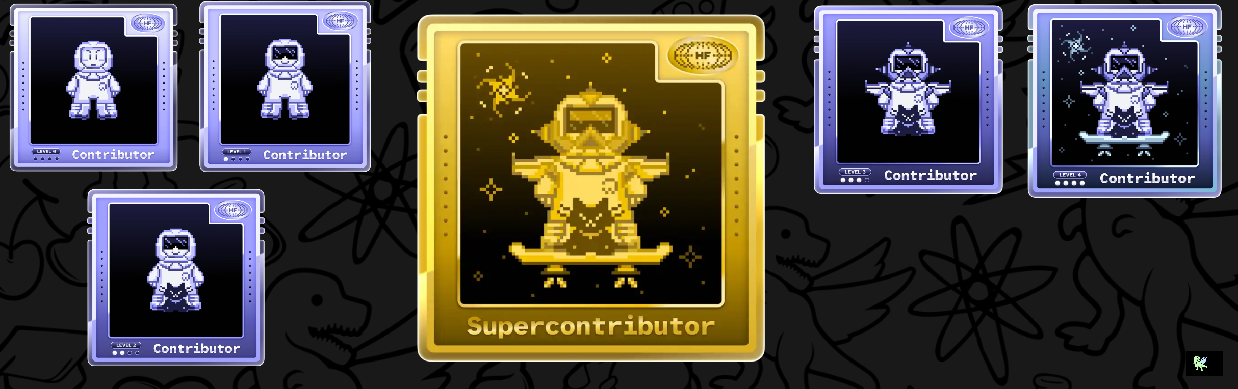 An image of @harzhmehta's Holopin badges, which is a link to view their full Holopin profile