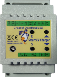 DomBusEVSE smart EVSE module to make a Smart Wallbox EV Charging station