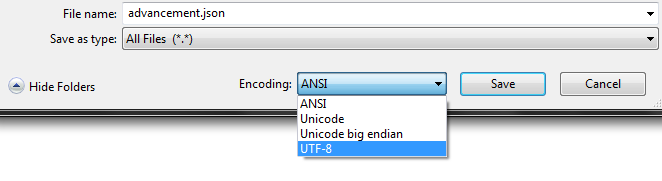 Json save to file. Json save to file