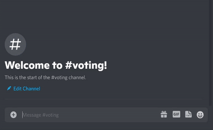 Voting channel