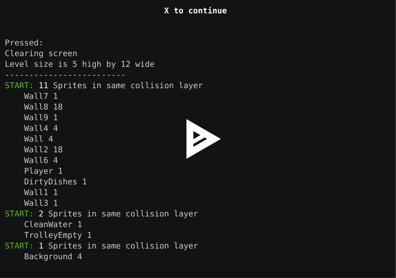 exploring and playing a level without sight