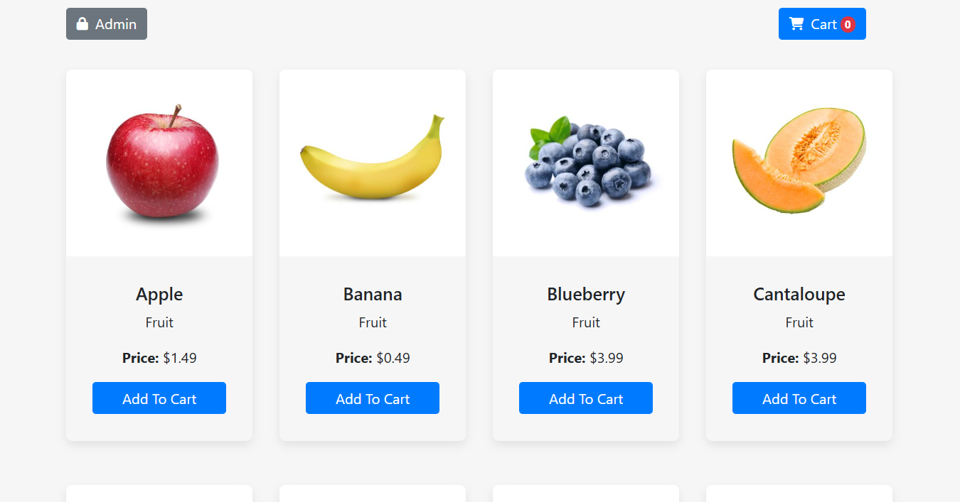 Laravel Shopping Cart Demo