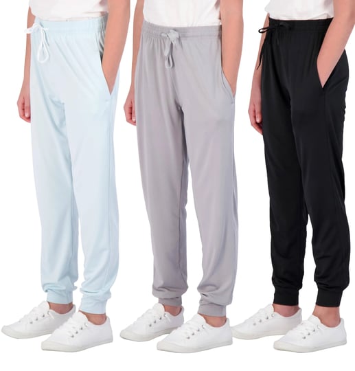 real-essentials-3-pack-girls-dry-fit-jogger-sweatpants-soft-active-athletic-kids-joggers-with-pocket-1