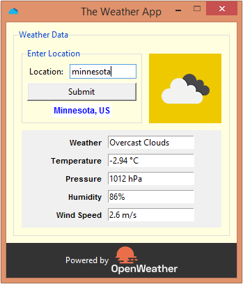 weather data