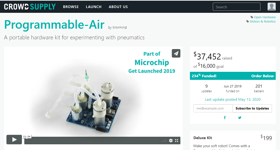 Programmable-Air at CrowdSupply