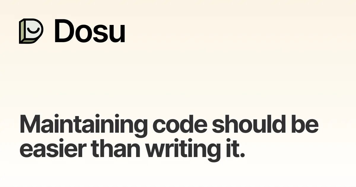 Maintaing should Be easier than writing code