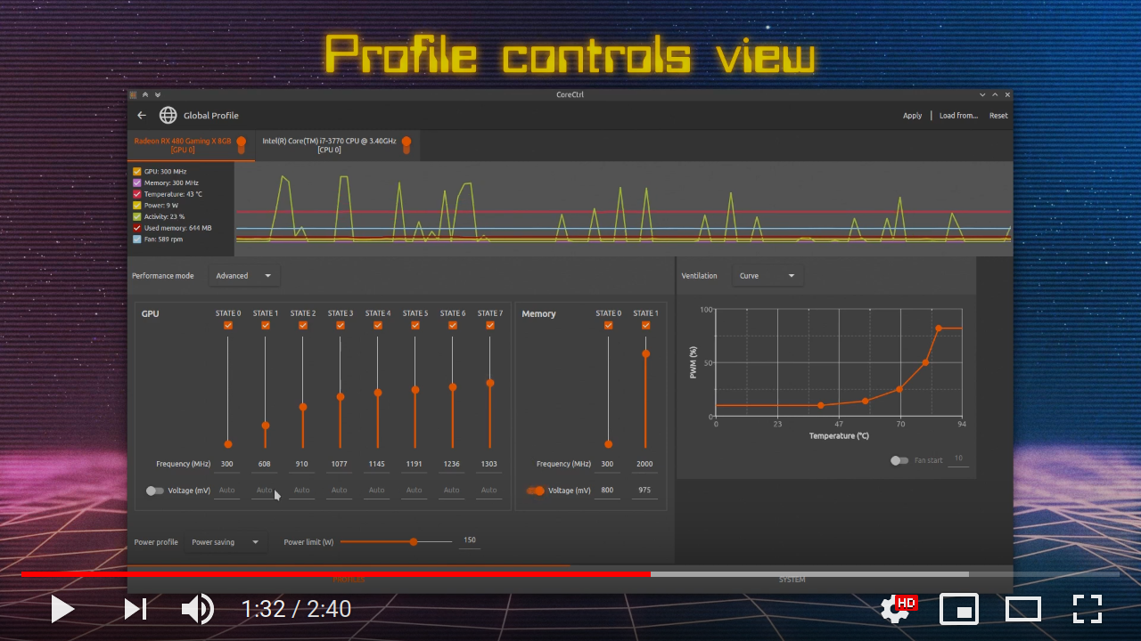 CoreCtrl 1.0 overview video