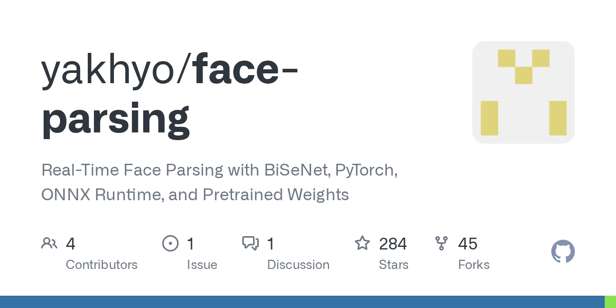 Face Parsing GitHub Preview
