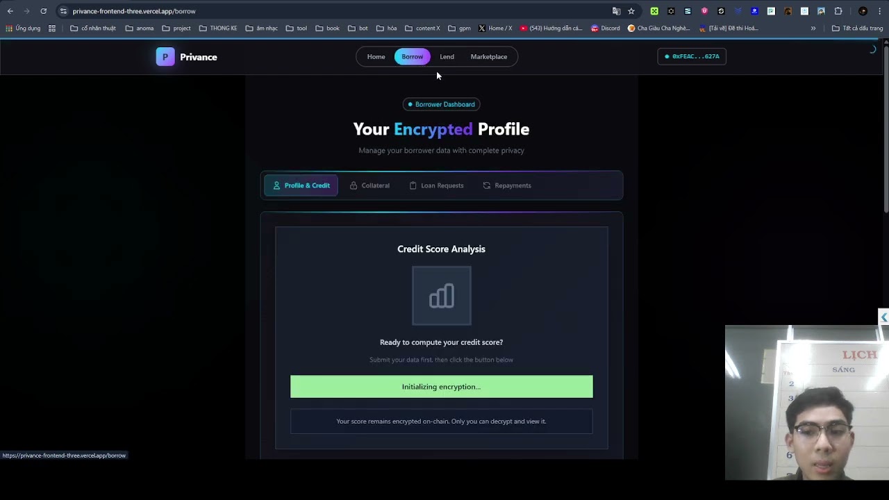 GitHub - coredaohaojack/privance: Privacy-First DeFi Lending Platform ...