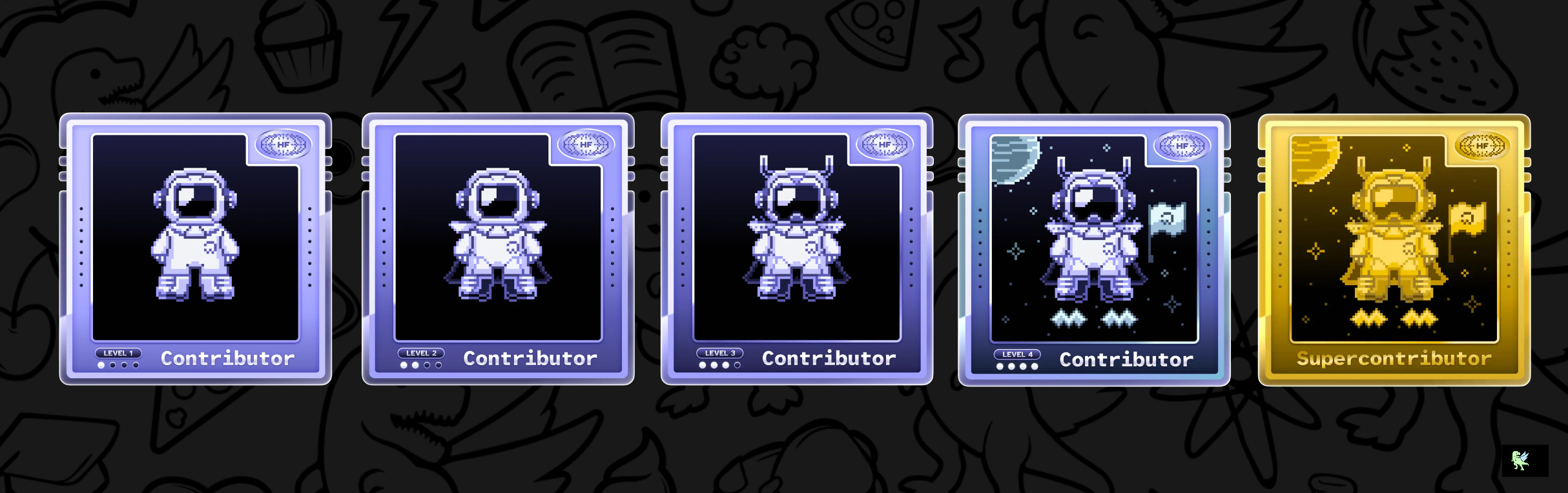 An image of @rijonshahariar's Holopin badges, which is a link to view their full Holopin profile