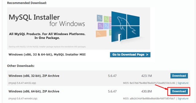 mysqldownload