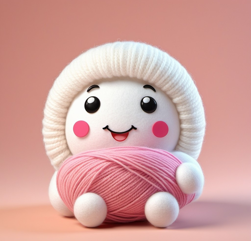 Baby Woolball Mascot