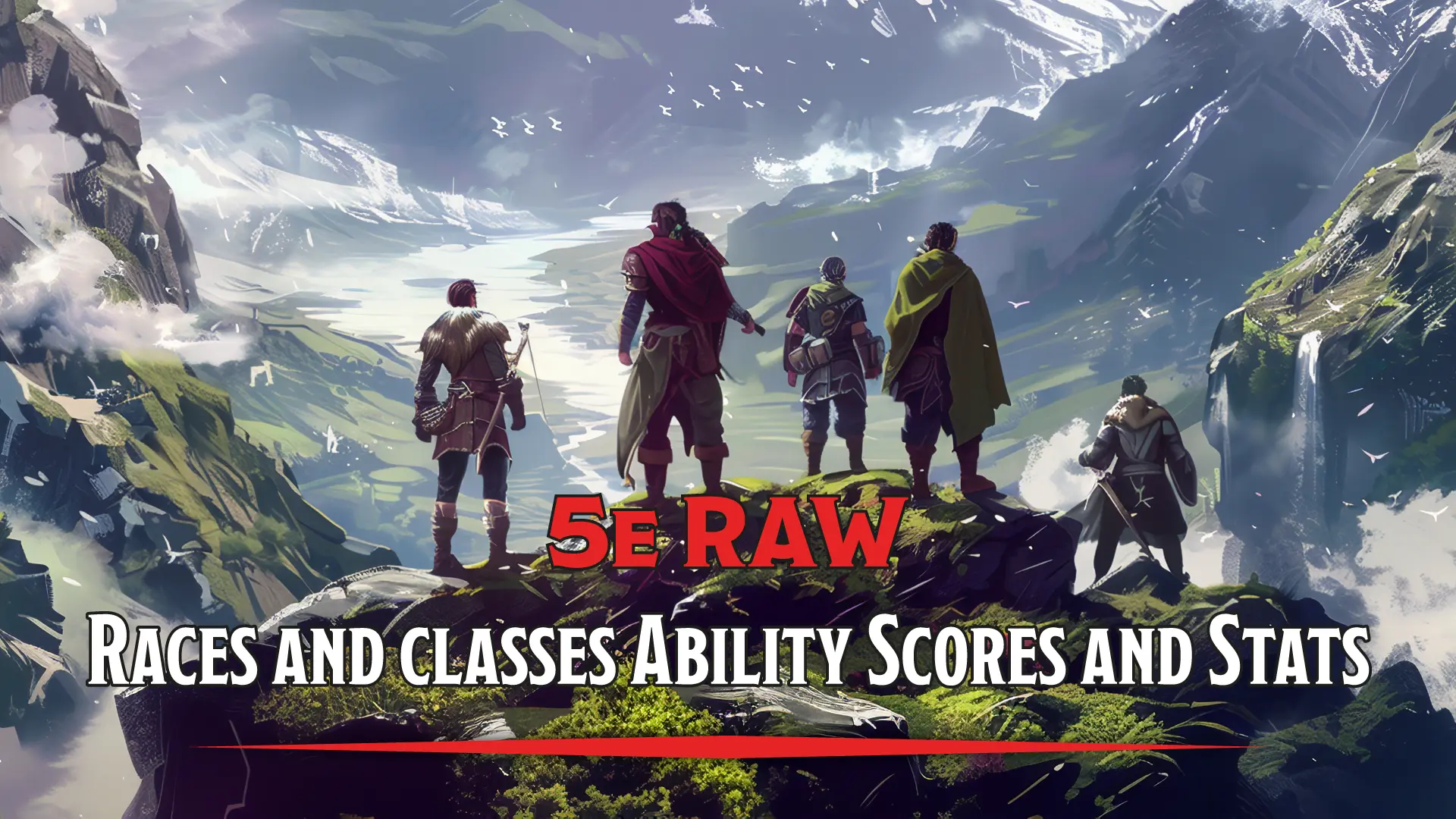 BG3 - 5e Raw - Races and Classes Ability Scores and Stats (ASI) Mod