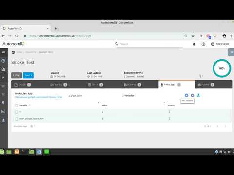 How to create a variable to use in the Test Case?