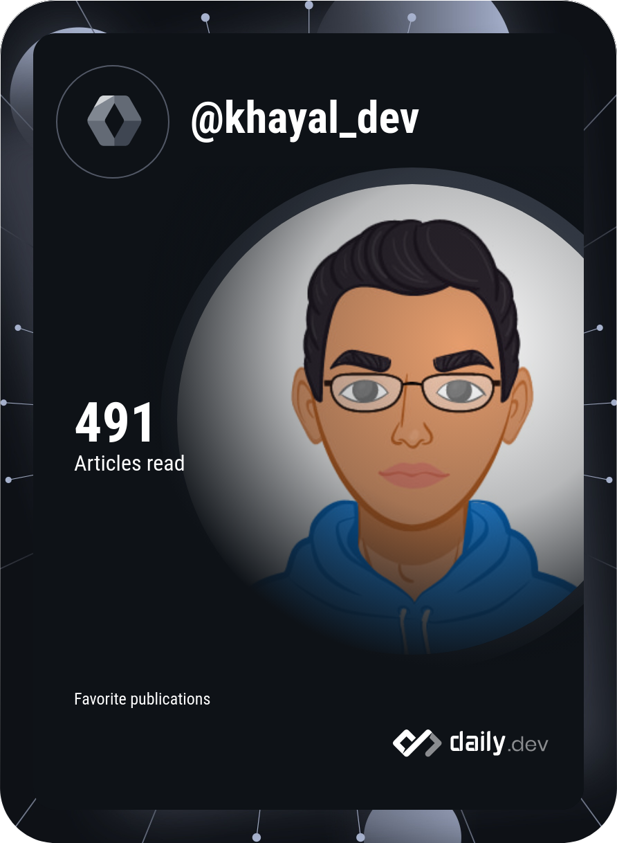 Khayal_Dev's Dev Card